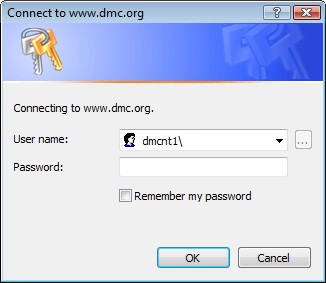 DMC Login Prompt 2